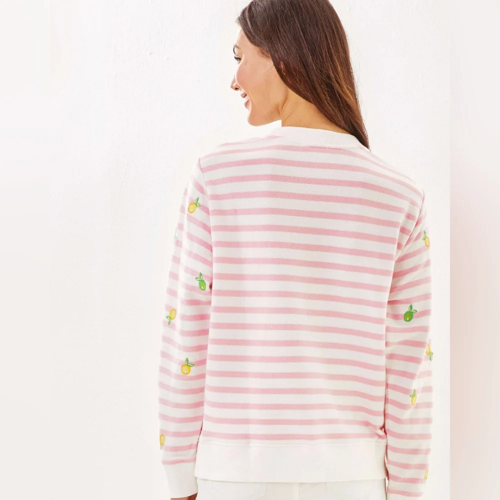 NWT Lilly Pulitzer Pineapple 🍍 Sweatshirt - L - Picture 2 of 2